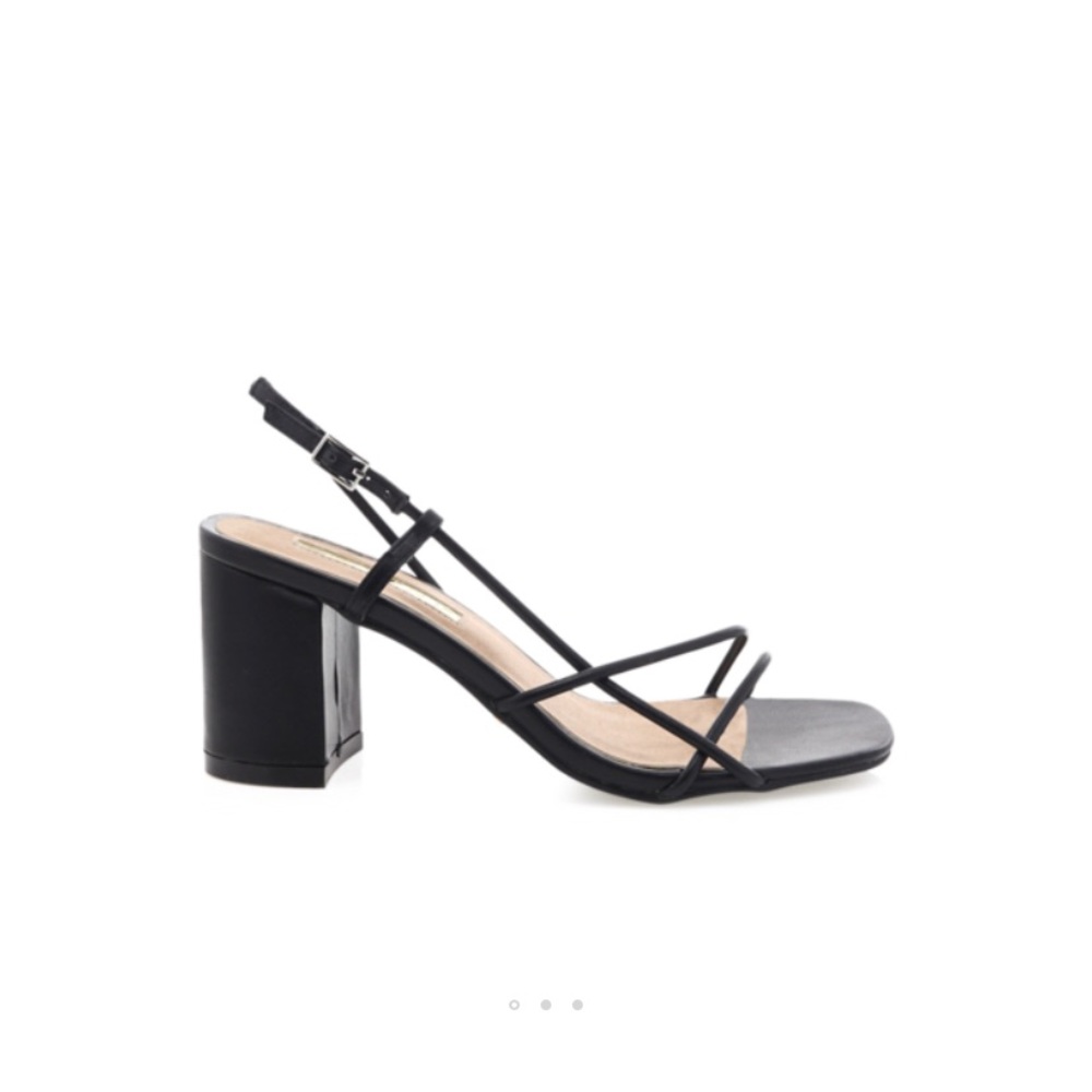Black Strappy Heels